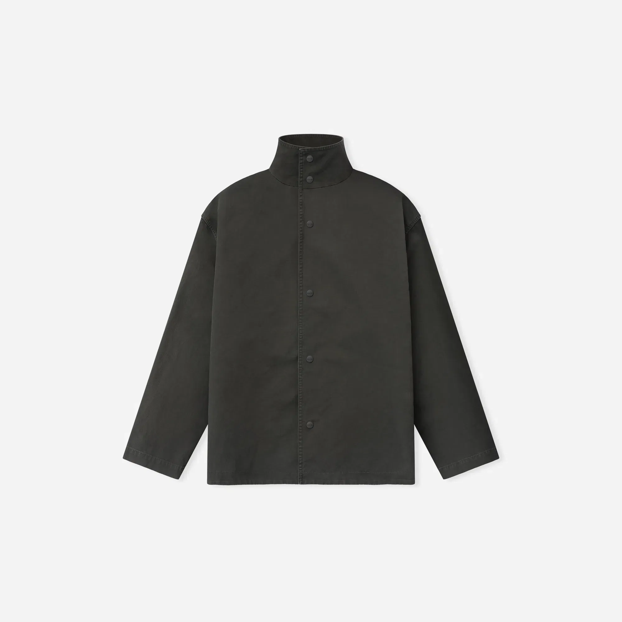 Fear Of God Garment Dyed Cotton Sport Jacket Dark Grey