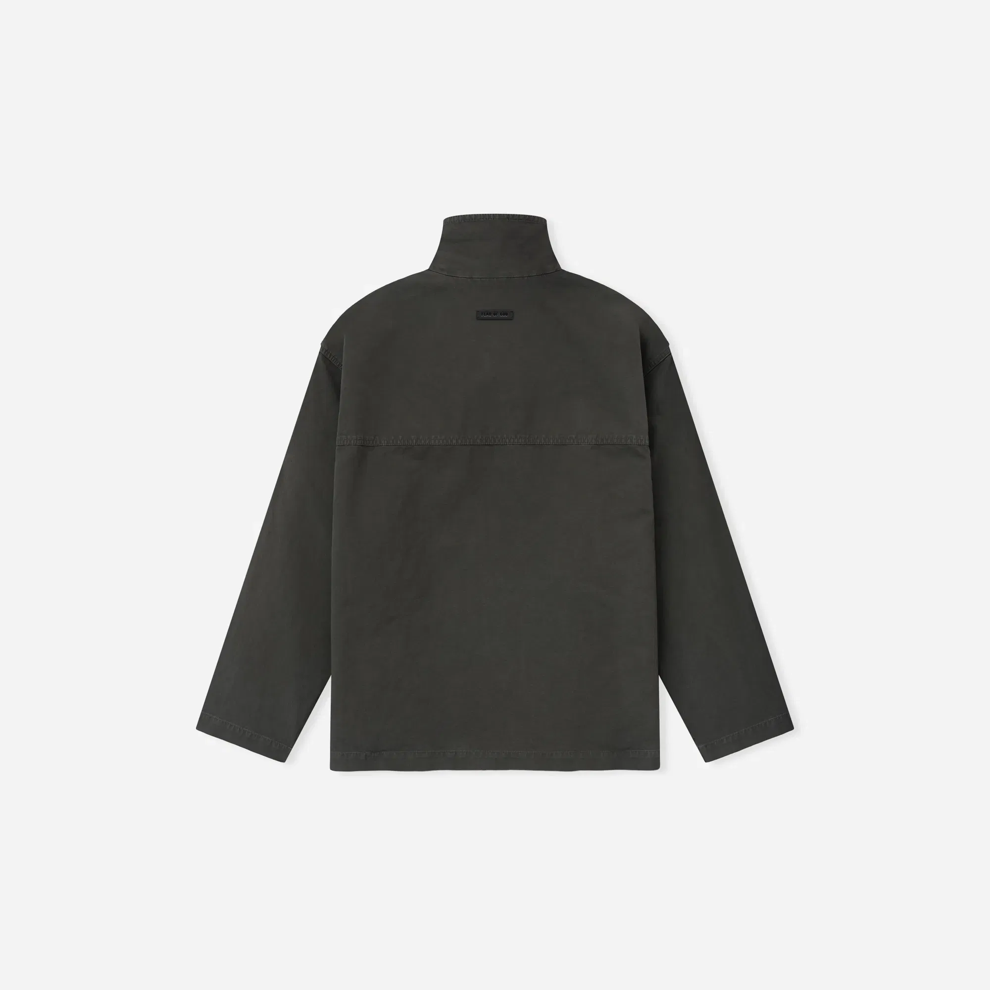 Fear Of God Garment Dyed Cotton Sport Jacket Dark Grey