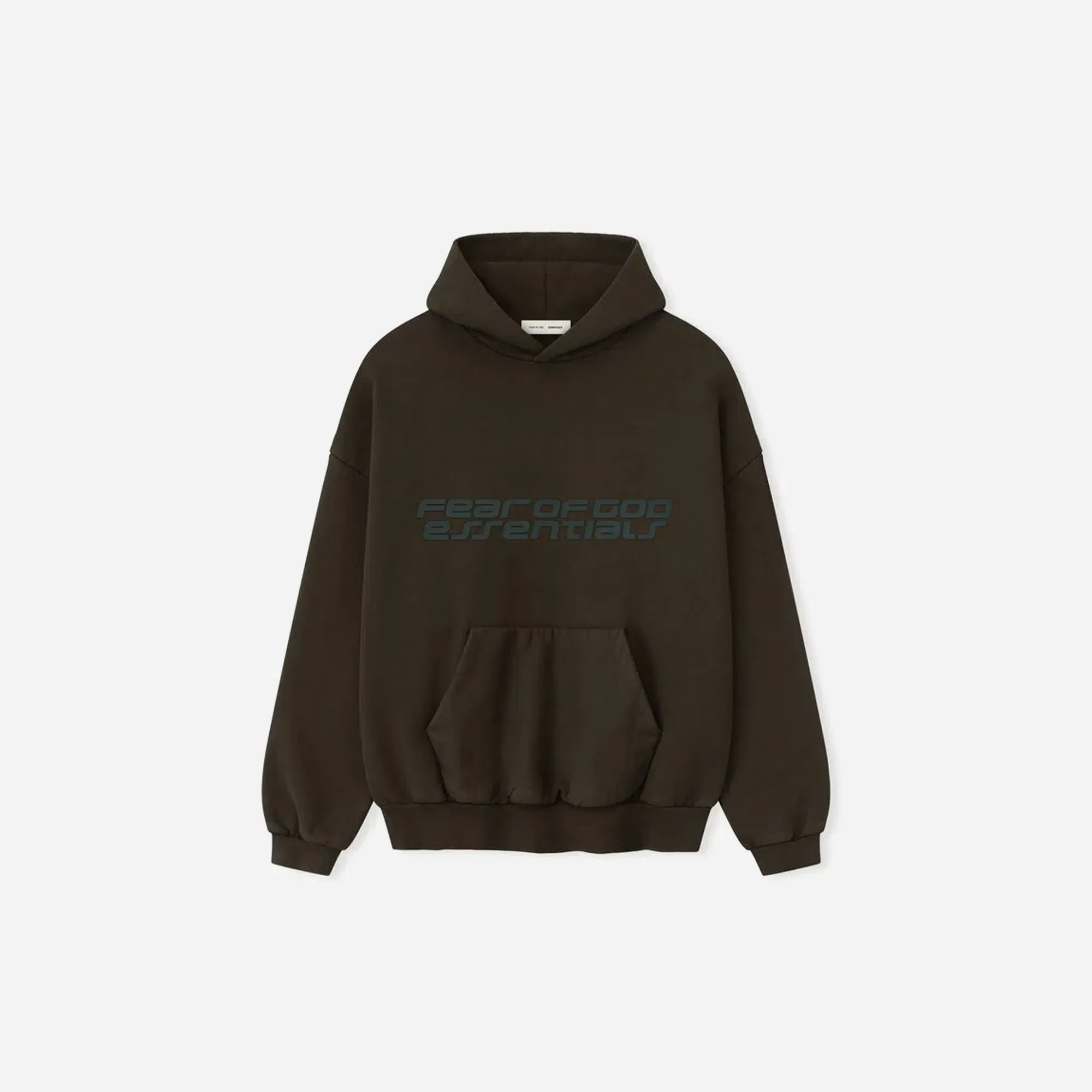 Fear Of God Essentials Heavy Fleece 90s Hoodie Brown