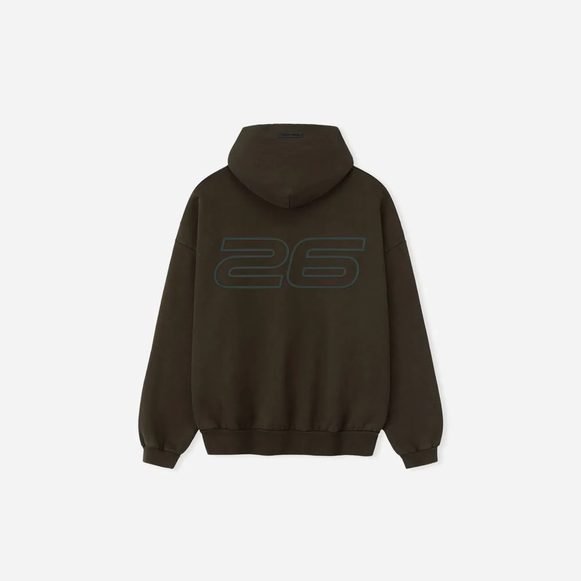 Fear Of God Essentials Heavy Fleece 90s Hoodie Brown
