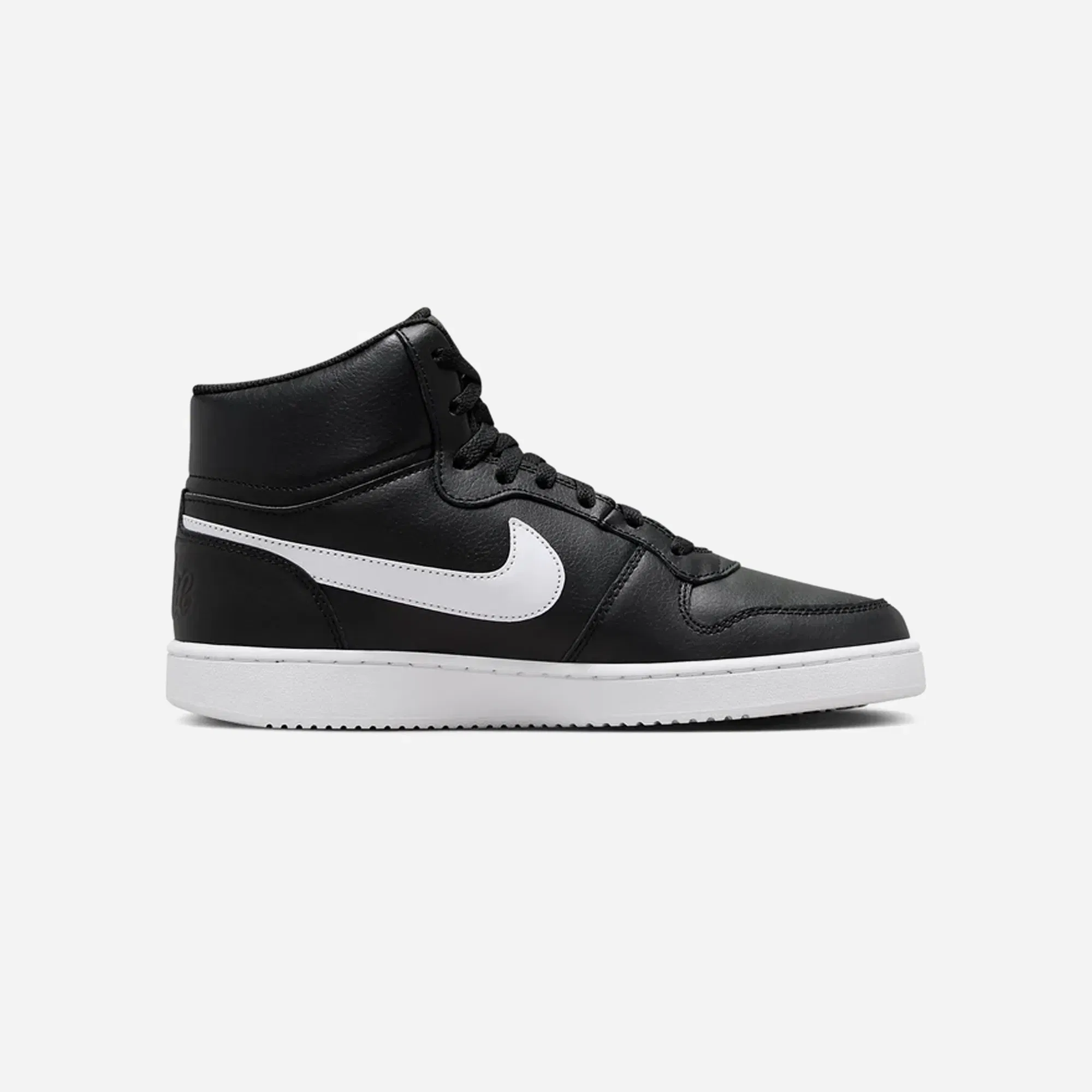 Nike Ebernon Mid Casual Sneakers Black White