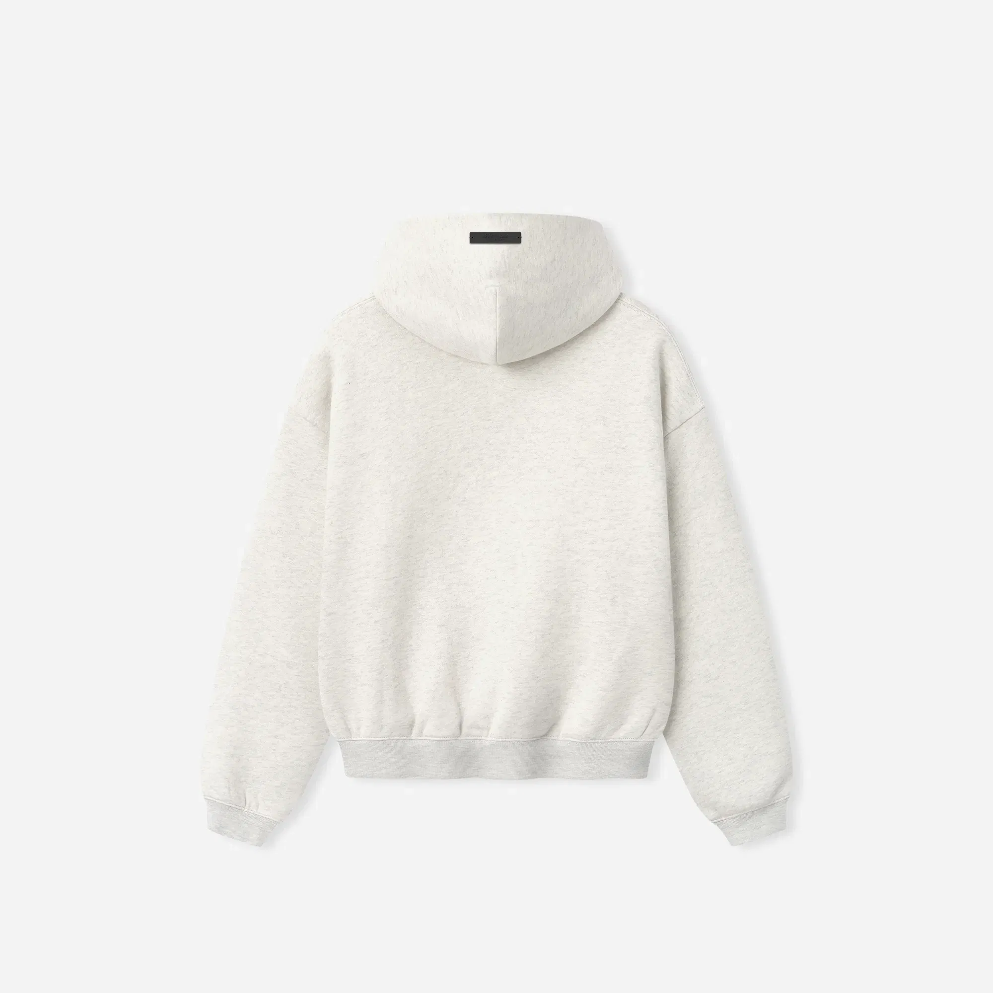 Fear Of God Essentials Kids Classic Full Zip Hoodie Oatmeal Heather