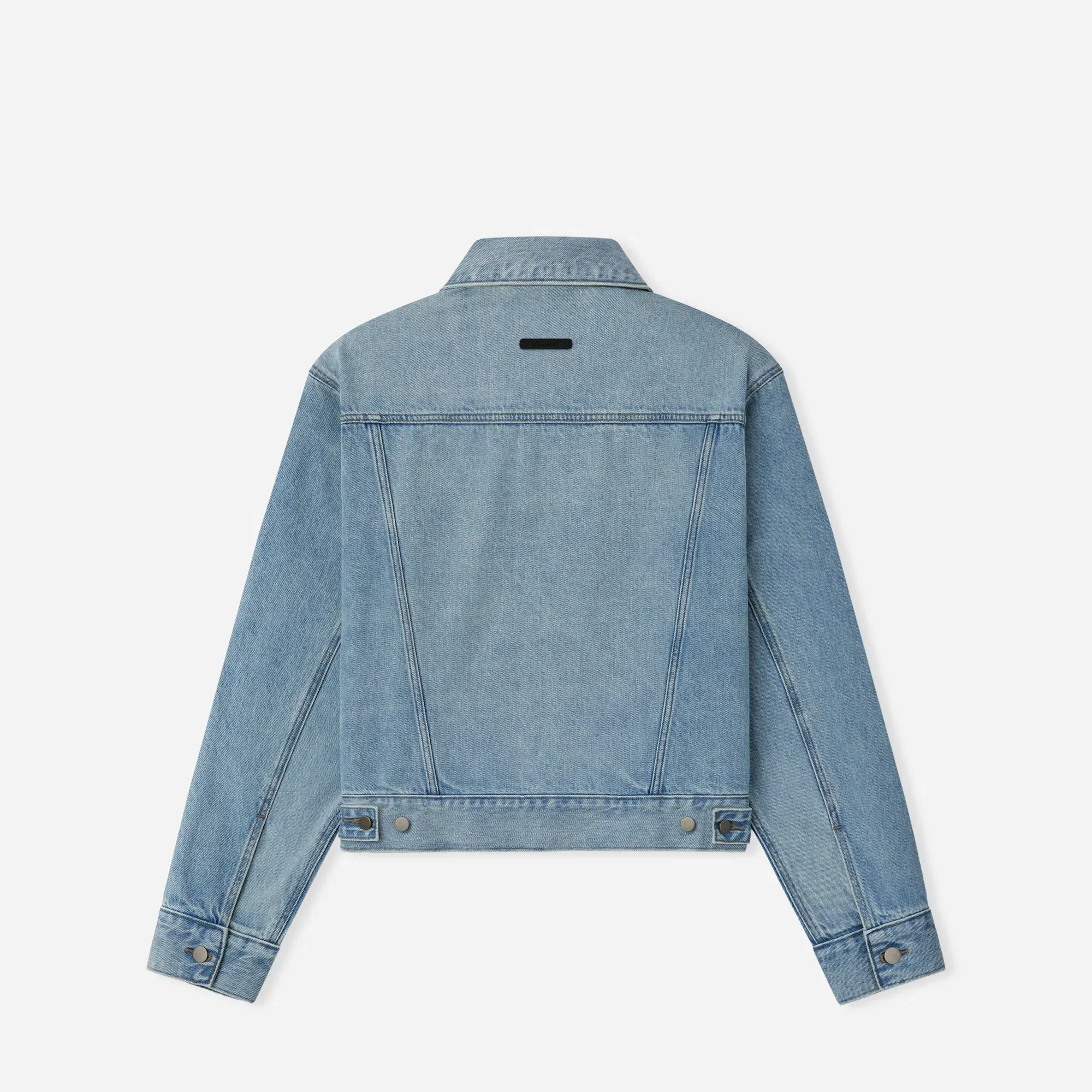 Fear Of God Essentials Classic Denim Jacket Classic Blue