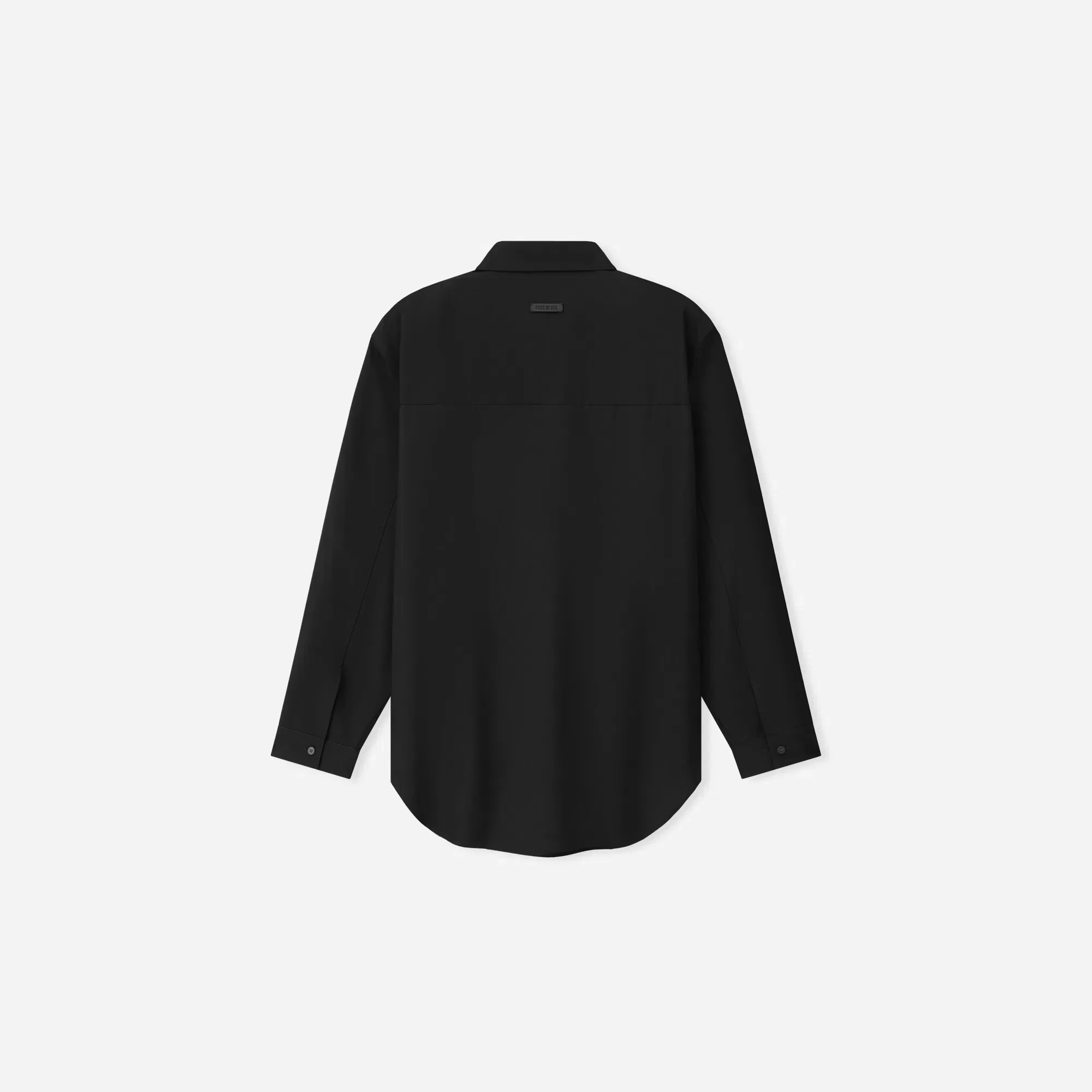 Fear Of God Easy Care Wool Classic Shirt Black