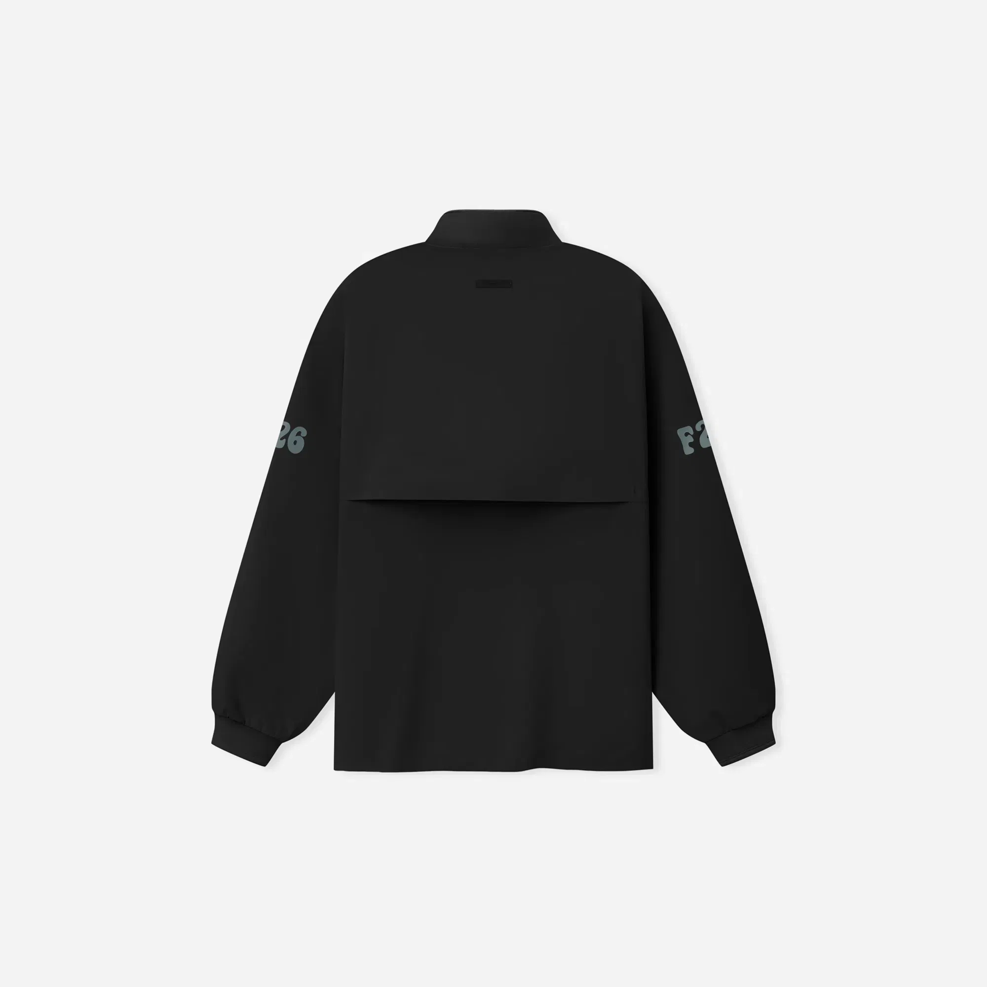 Fear Of God Essentials Half Zip Track Jacket Vintage Black