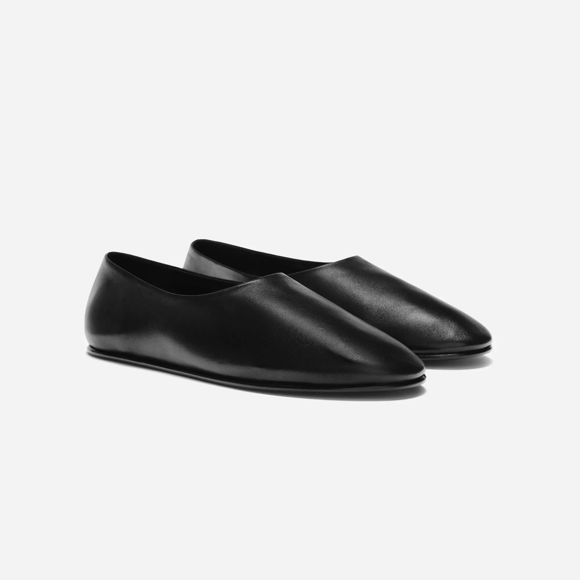 Fear Of God Leather Ballerino Black
