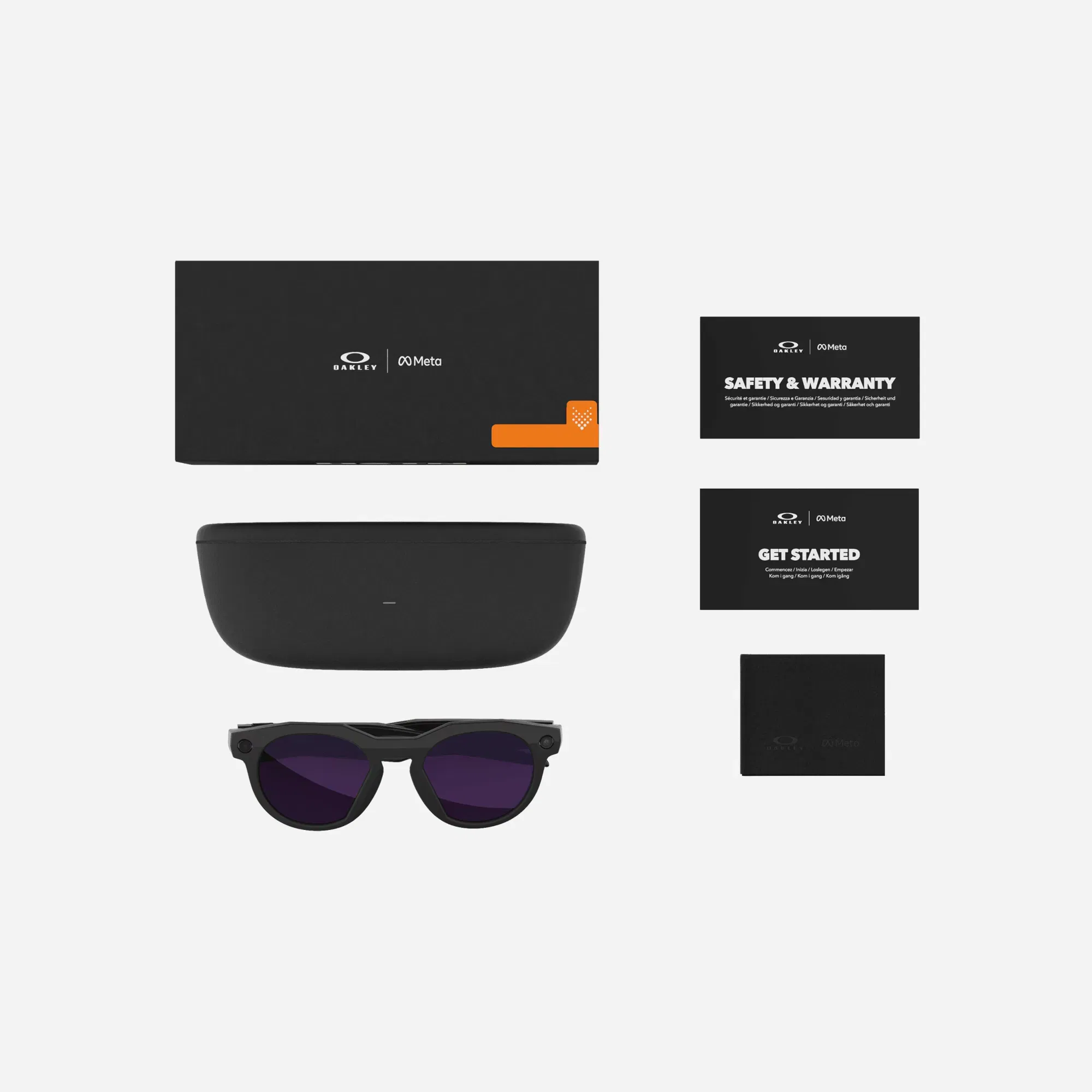 Oakley Meta HSTN Transitions Amethyst Lenses Black Frame AI Glasses