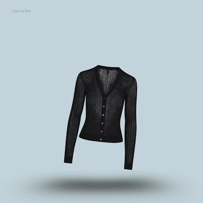 Skims Sheer Knit Cardigan