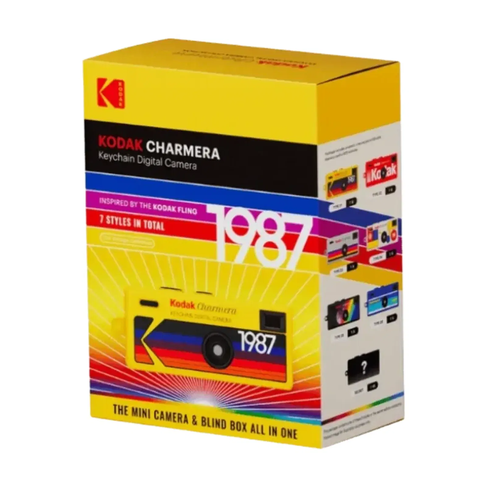 Kodak Charmera Keychain Digital Camera Blind Box Collection Standard + Millenium Collection Pack of 2