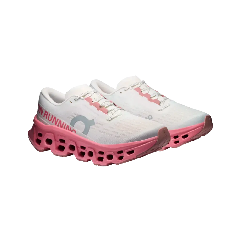 On Running Cloudmonster 3 Ivory Camellia