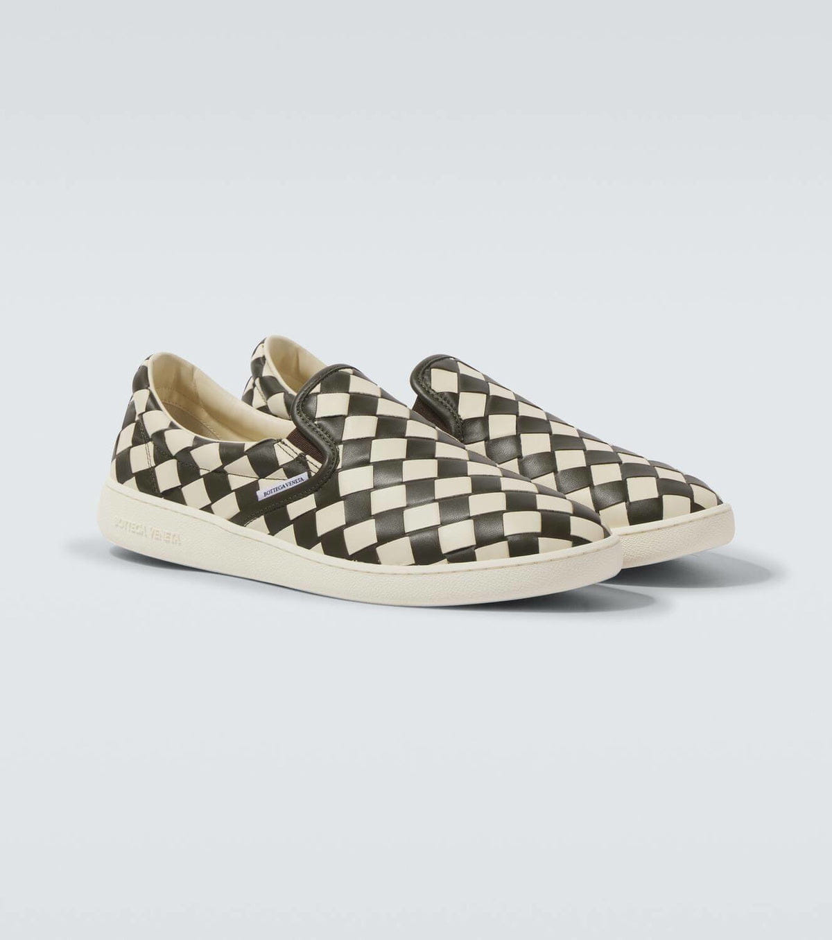 Bottega Veneta Sawyer Intrecciato leather slip-on sneakers