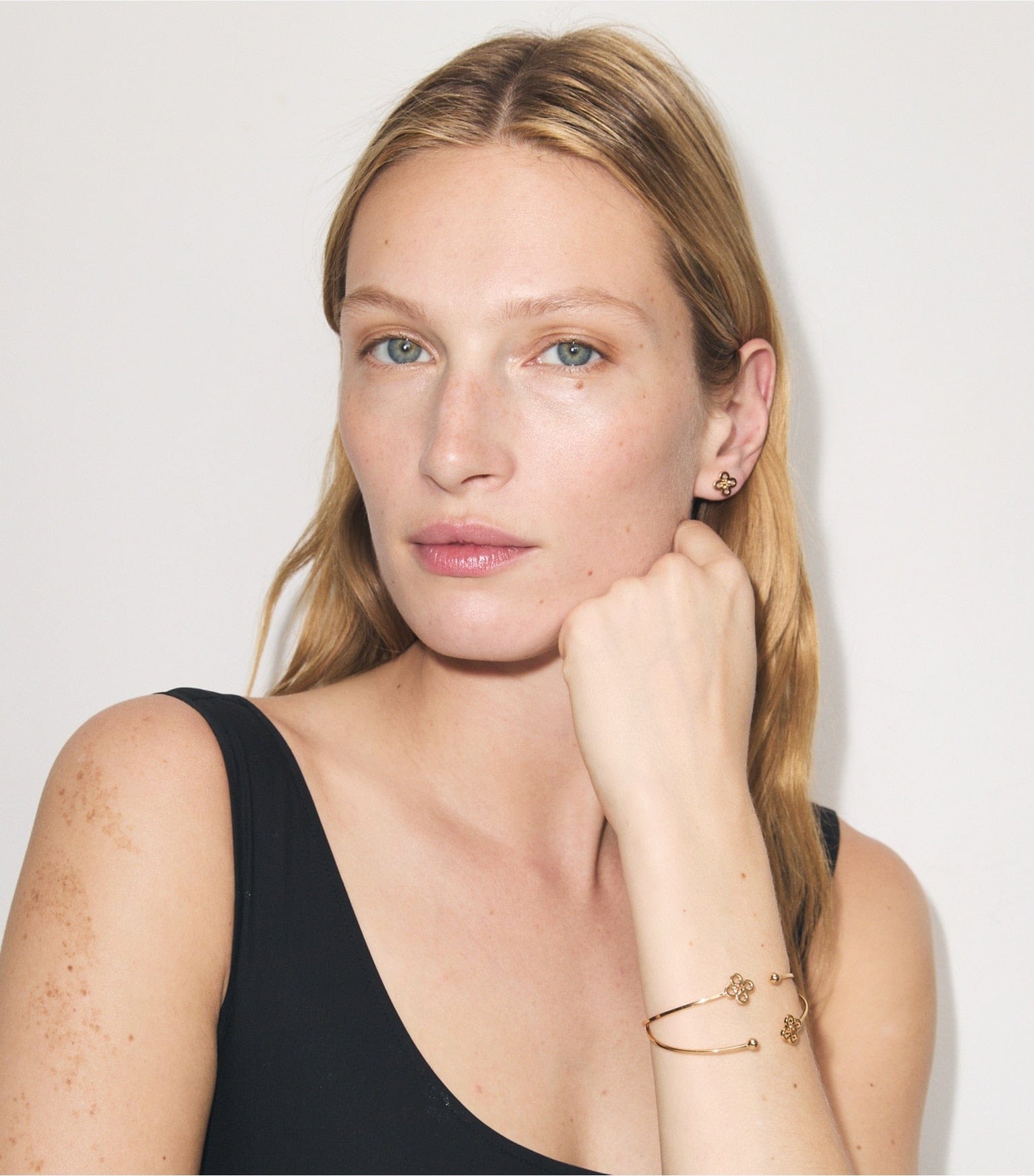 Forget Me Not Open Cuff