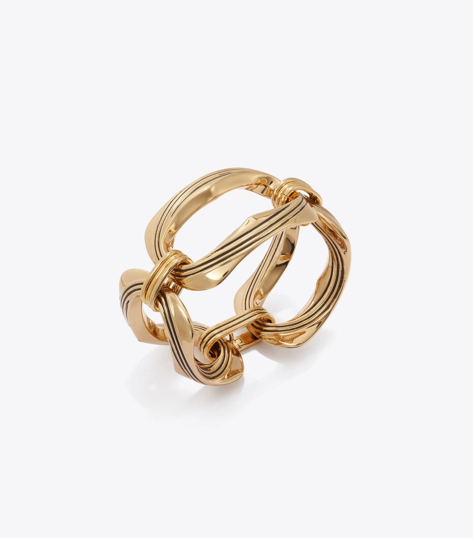 Runway Carved Metal Bracelet