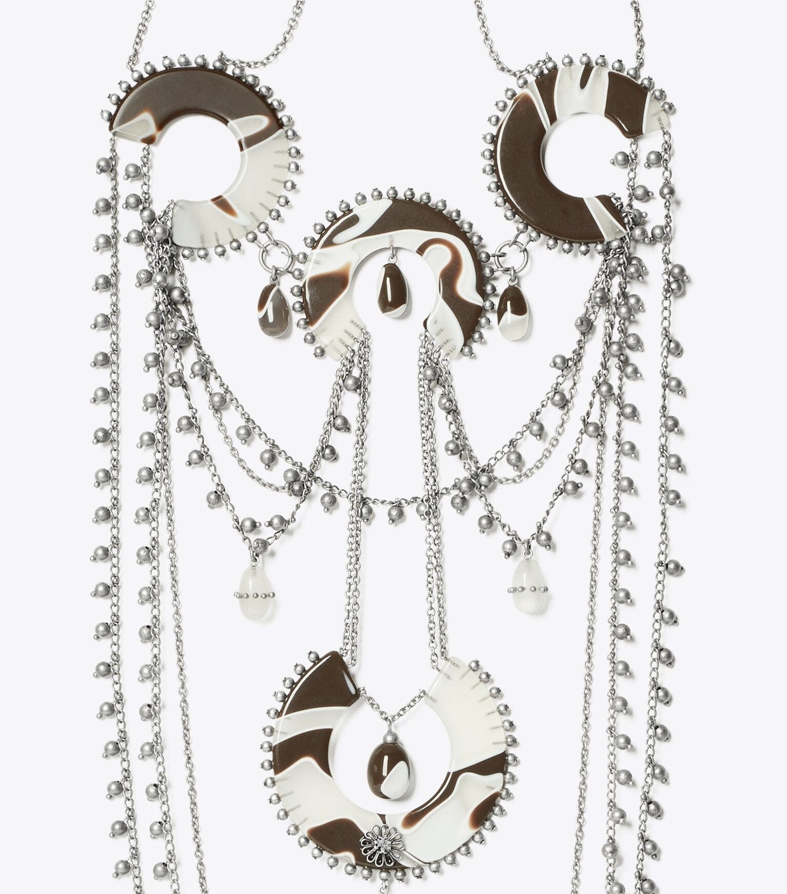 Bead And Resin Necklace