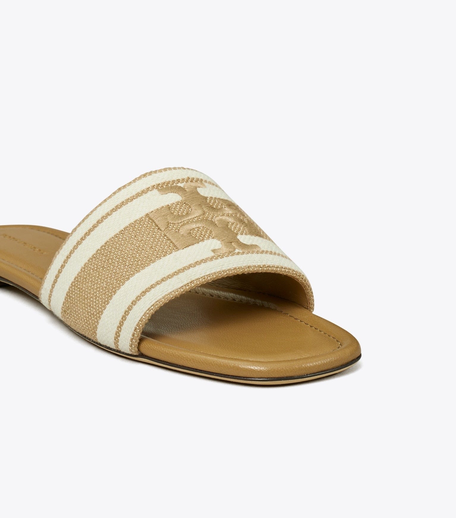 Double T Jacquard Slide