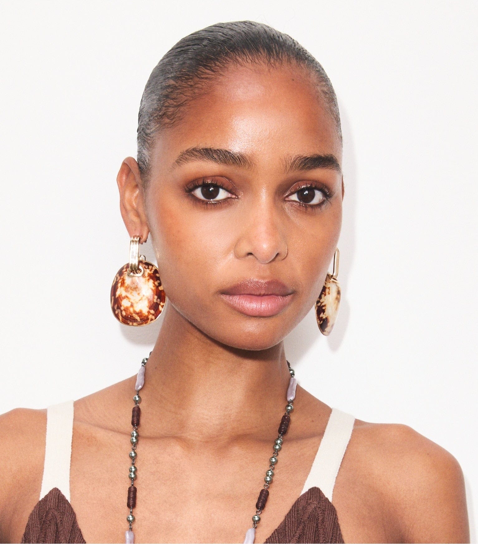 Runway Shell Drop Earrings