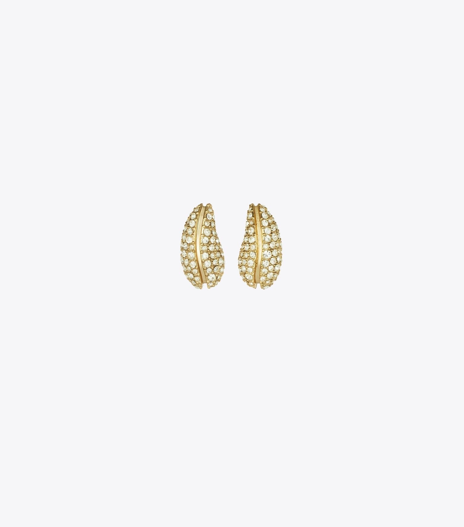 Mini Pierced Pavé Earrings