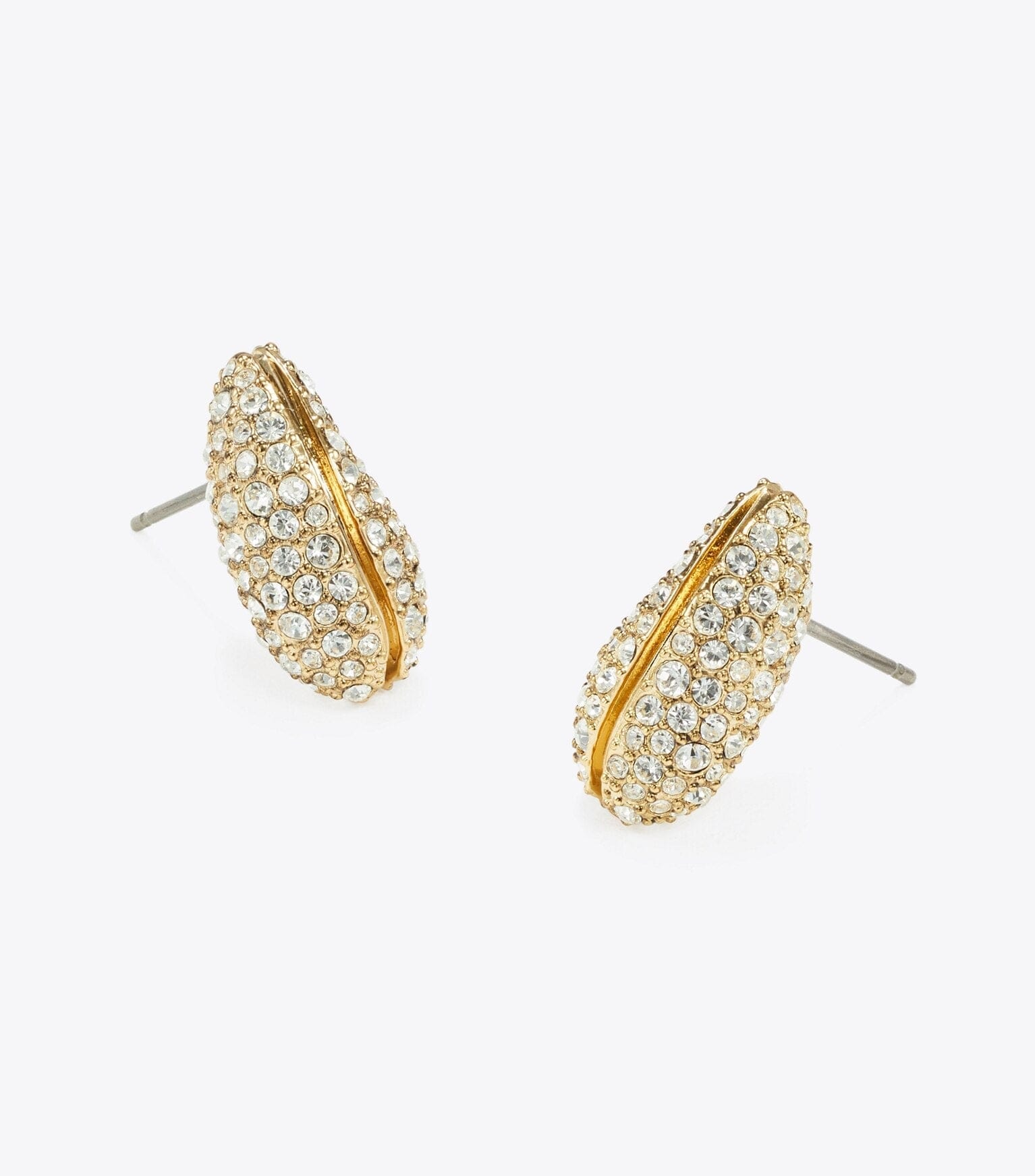 Mini Pierced Pavé Earrings