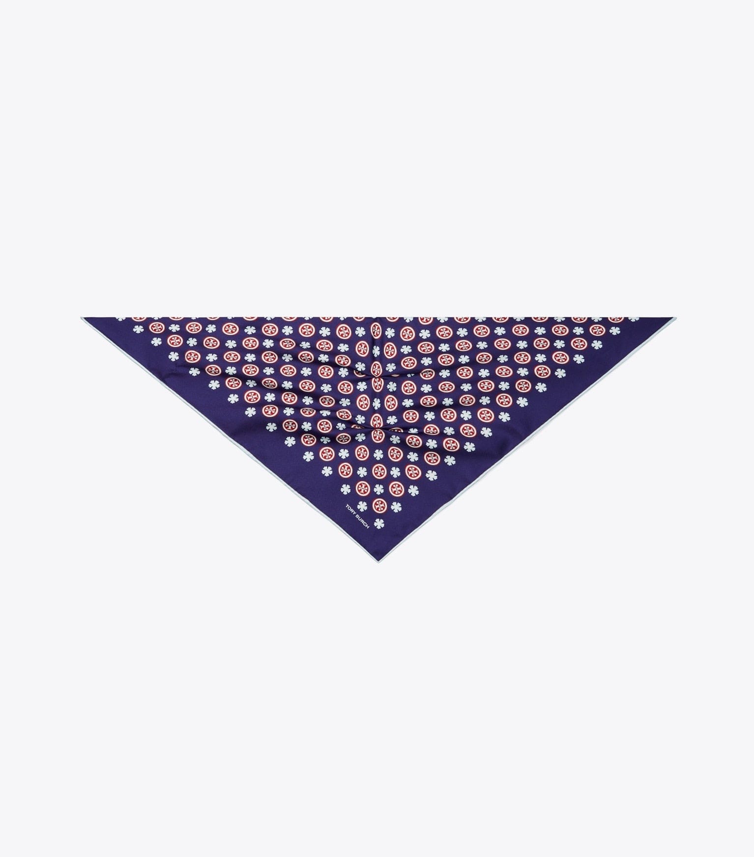 Floral Logo Triangle Scarf
