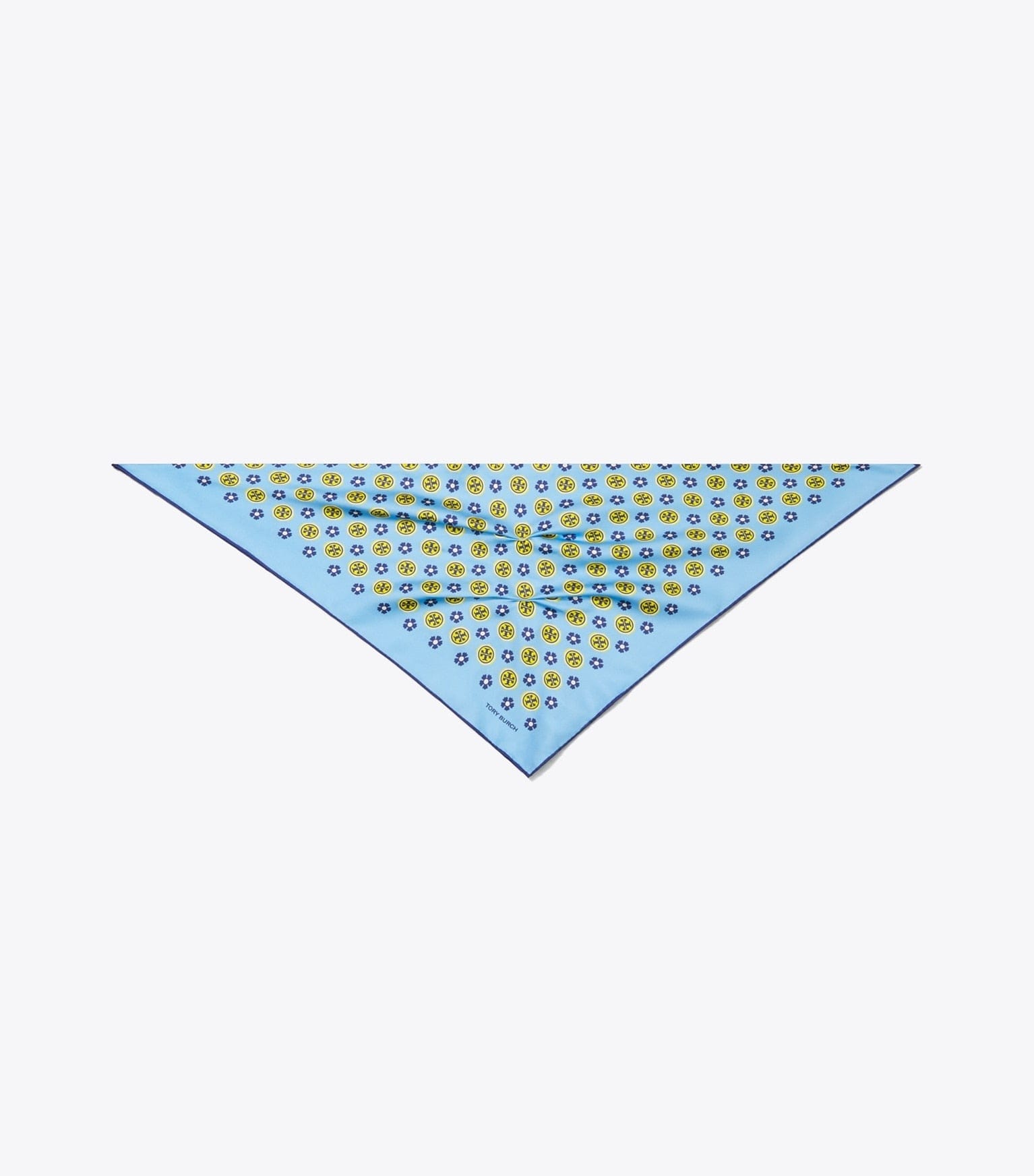 Floral Logo Triangle Scarf
