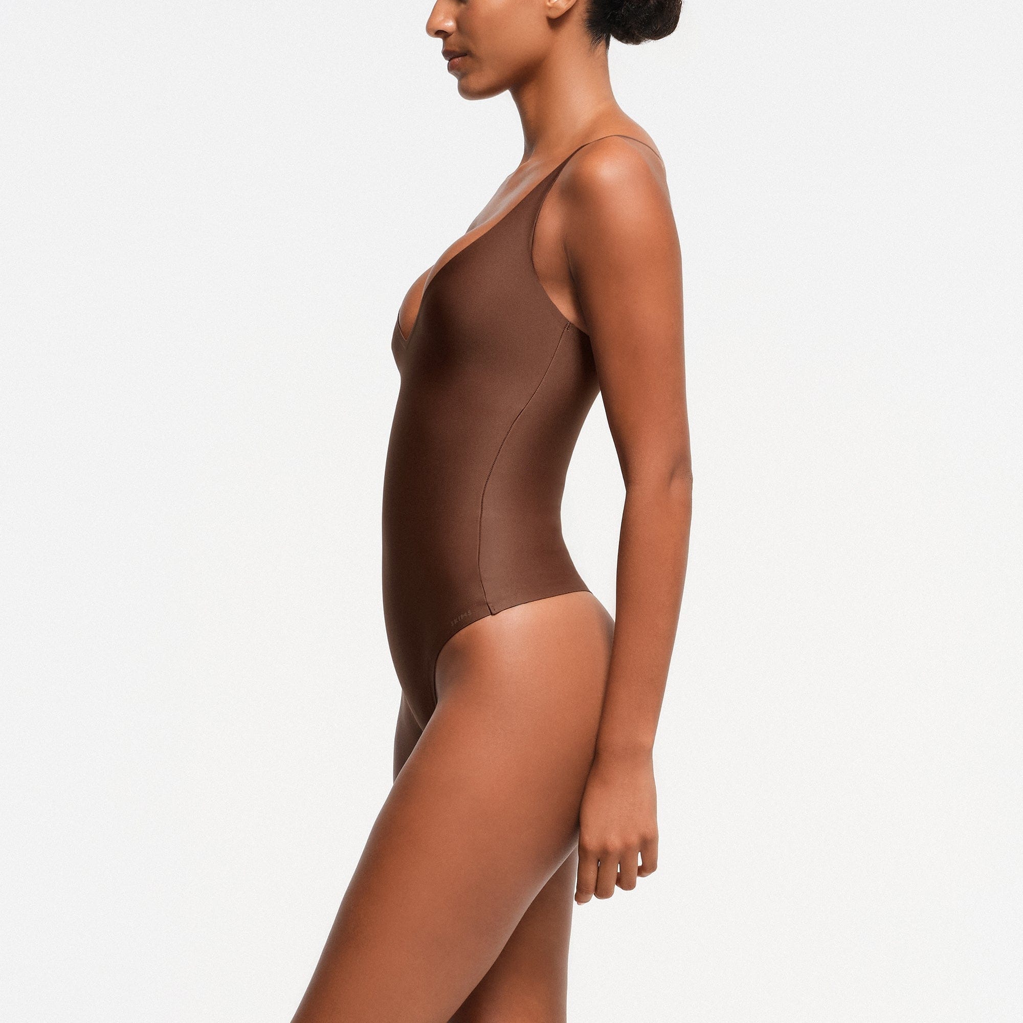 Skims Body Core Sculpt Plunge Thong Bodysuit
