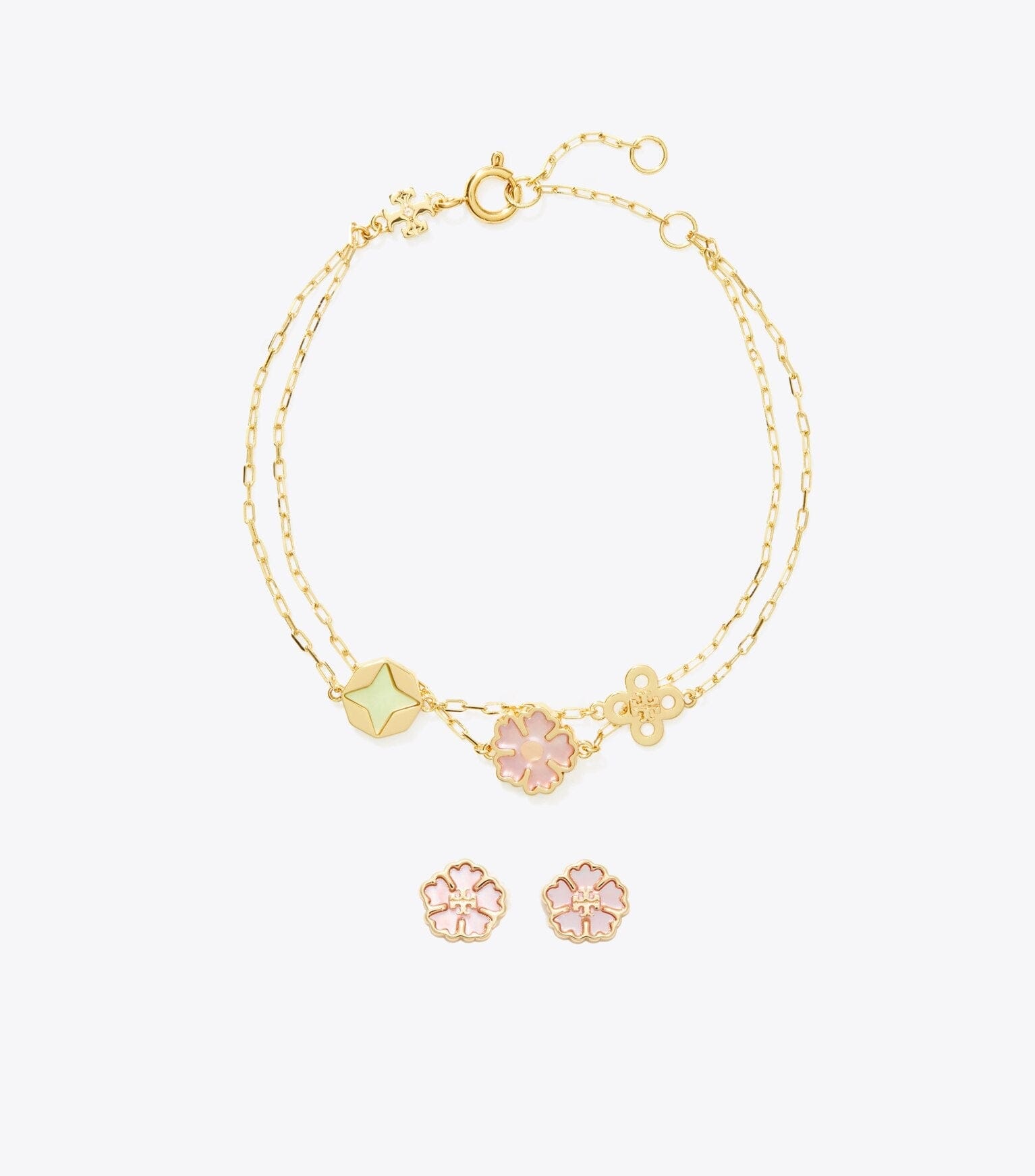 Forget Me Not Bracelet and Earrings Gift Set
