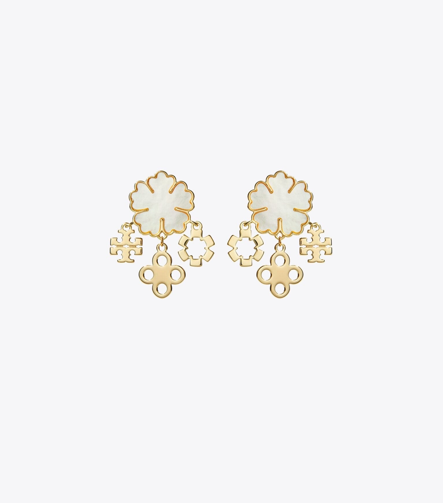 Forget Me Not Cluster Earrings