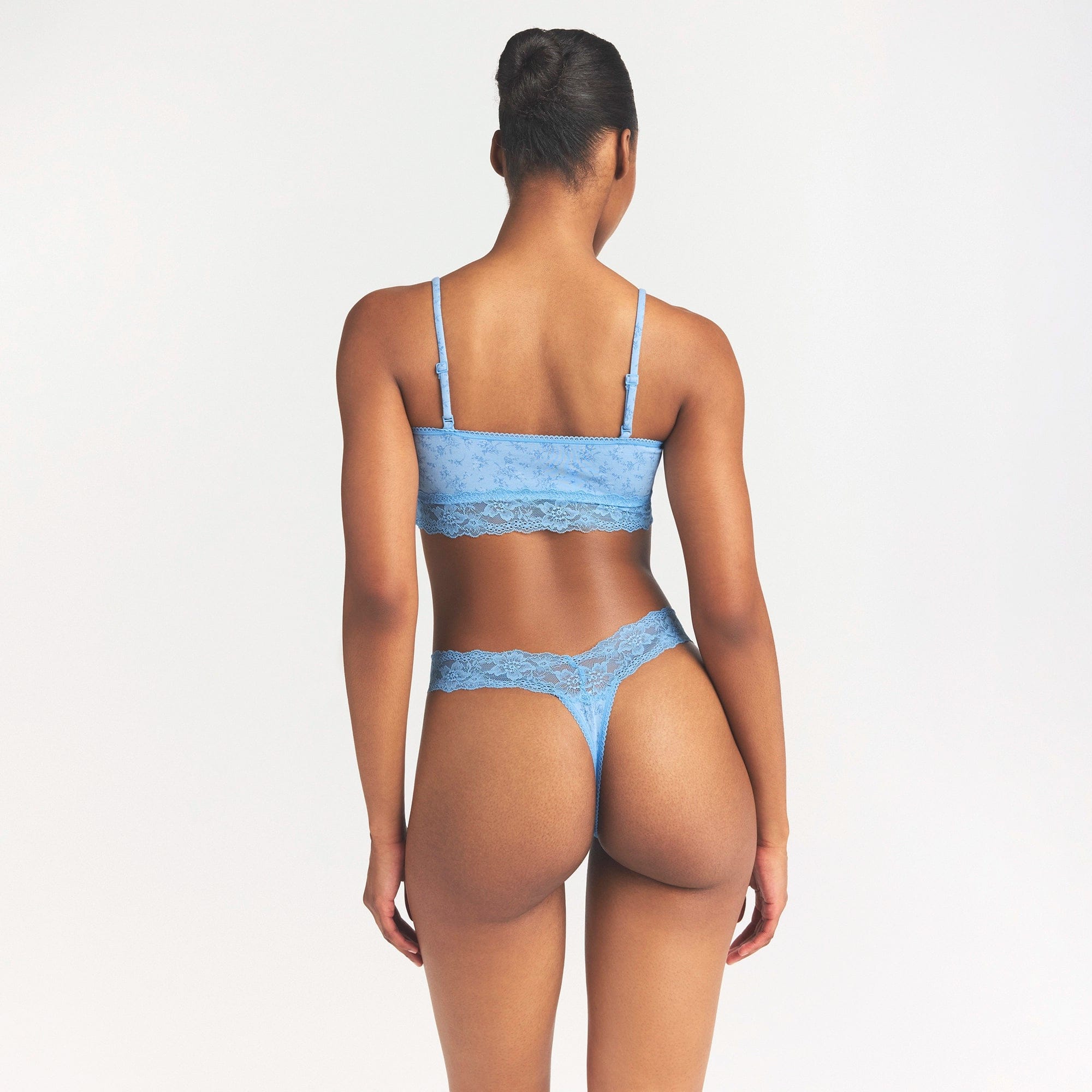 Lightweight Cotton Wide Lace Thong