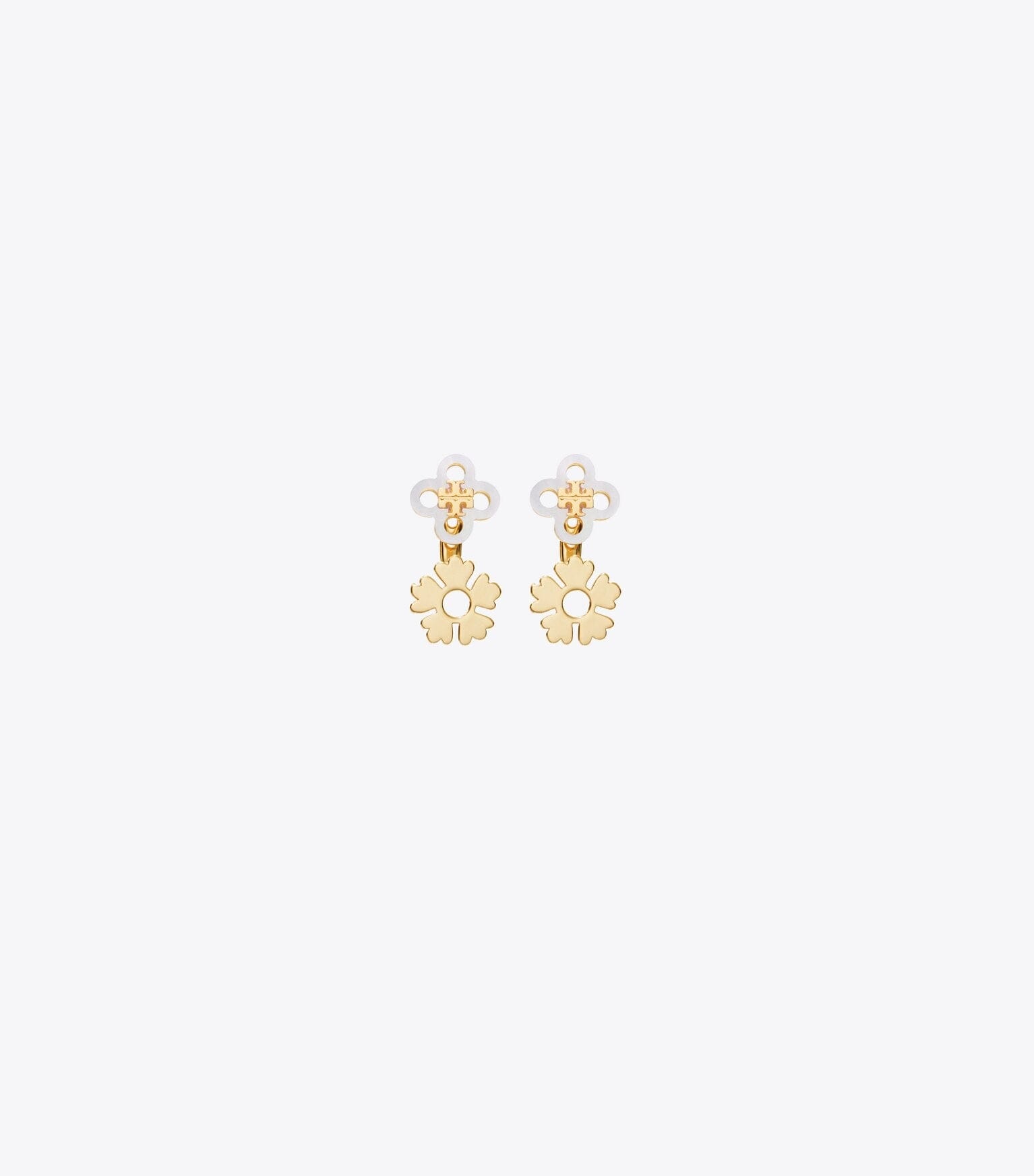 Forget Me Not Front Back Earrings