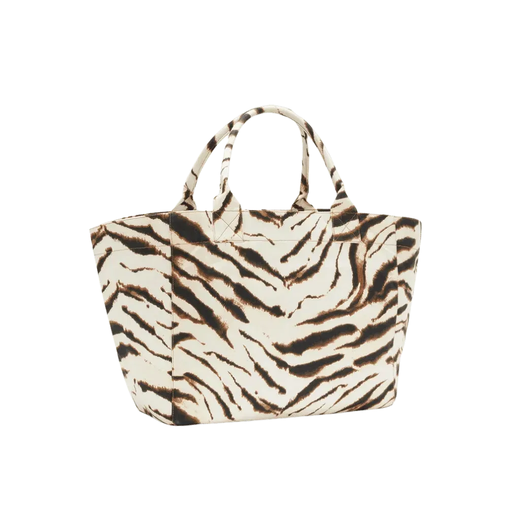 Ganni Tote XXL in Zebra