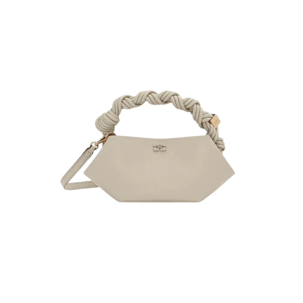 Ganni Light Grey Mini Bou Bag