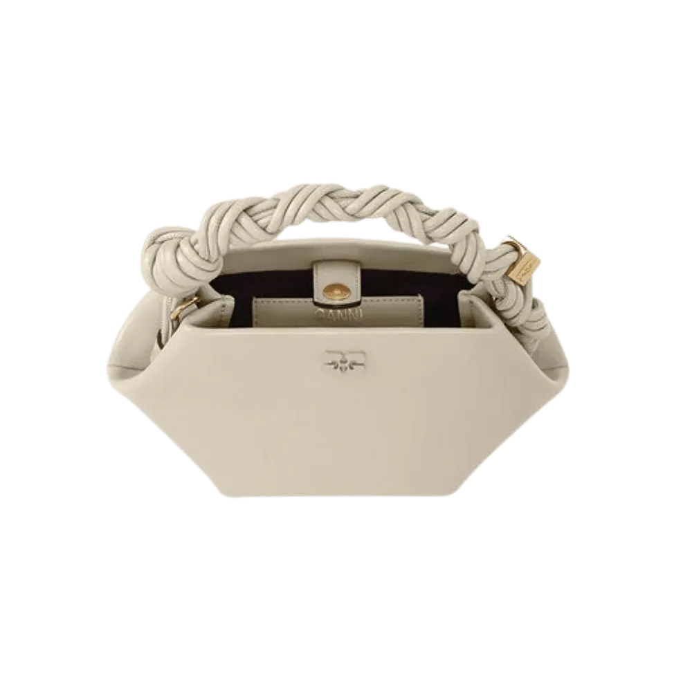 Ganni Light Grey Mini Bou Bag