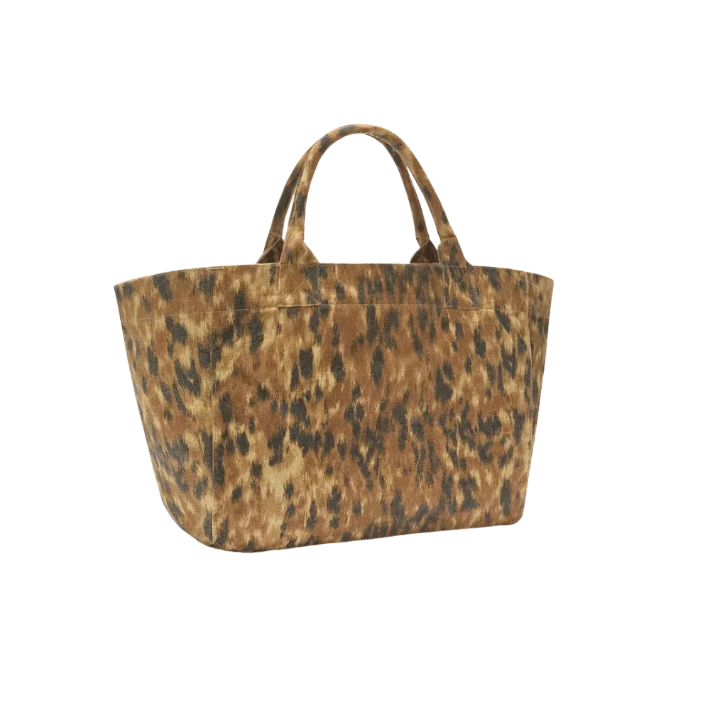 Ganni Tote XXL in Ikat Animal