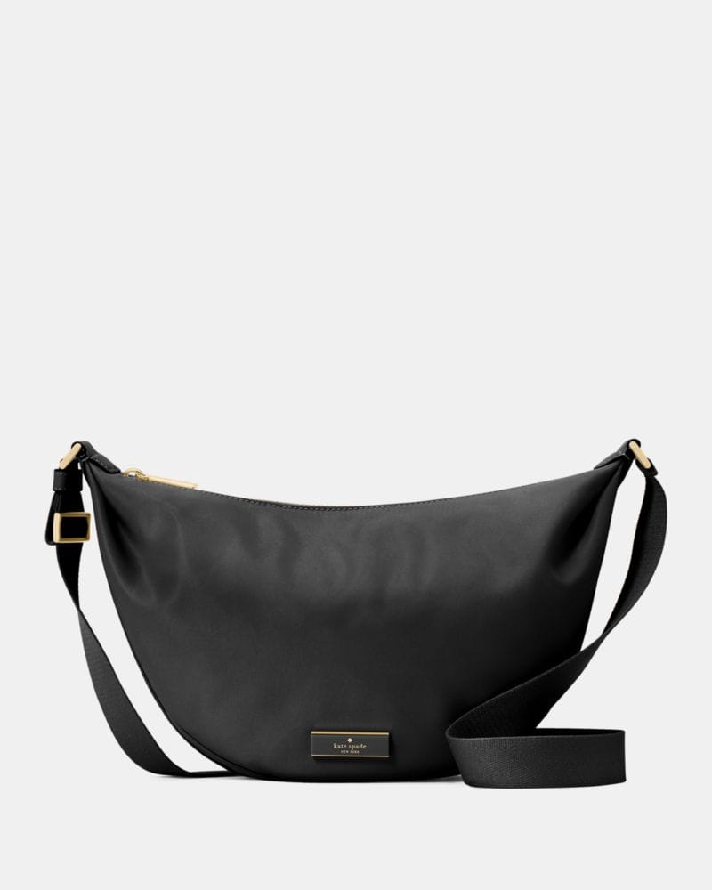 Carter Metallic Fabric Sling Bag