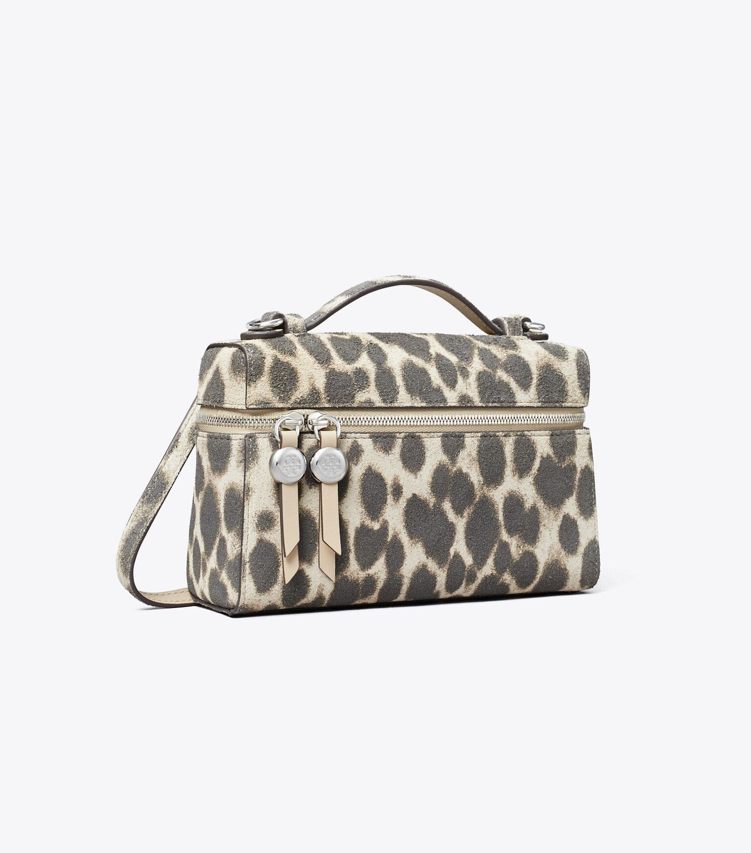 Slim Romy Suede Top Handle