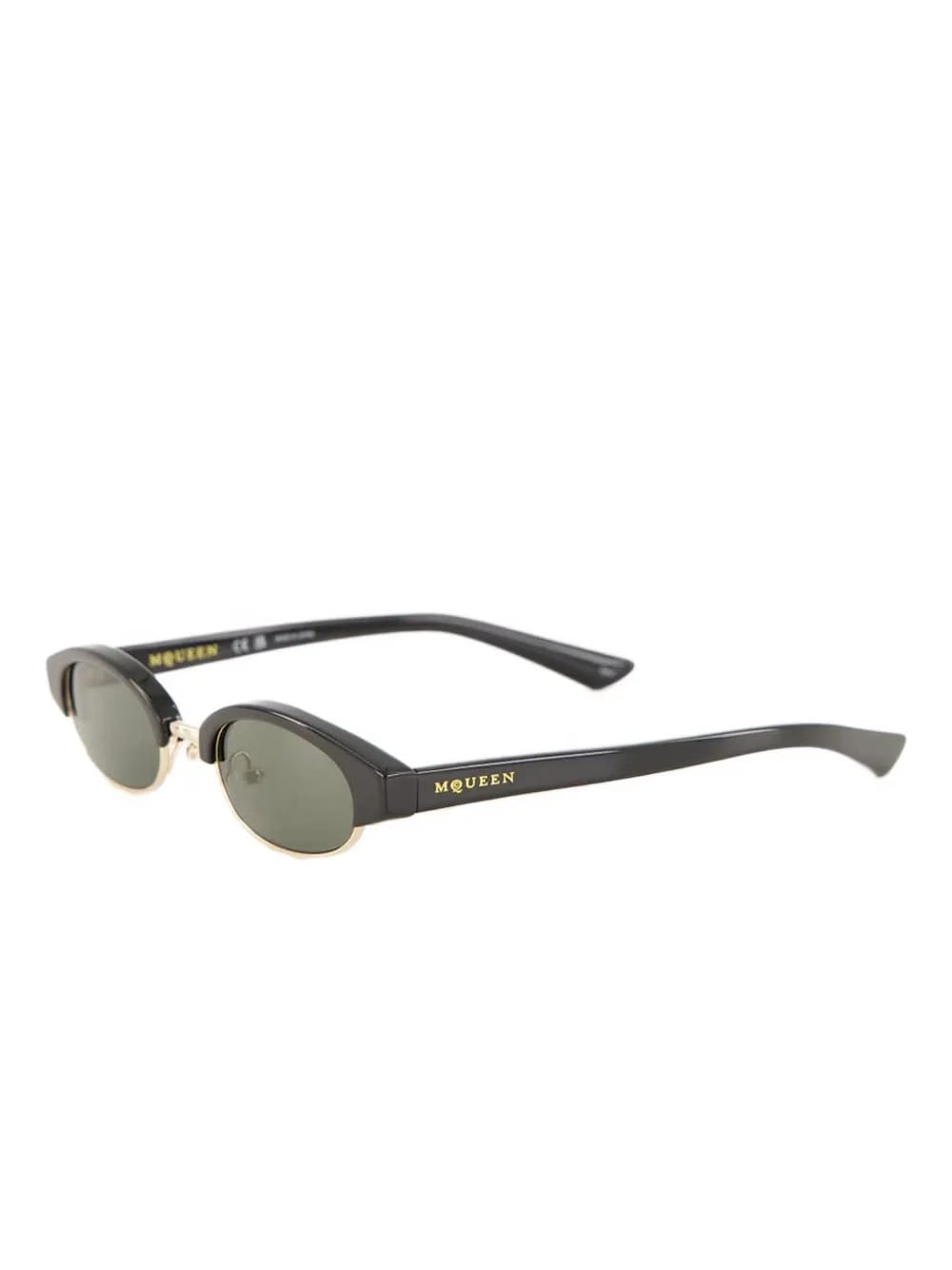 Ellipse oval-frame sunglasses