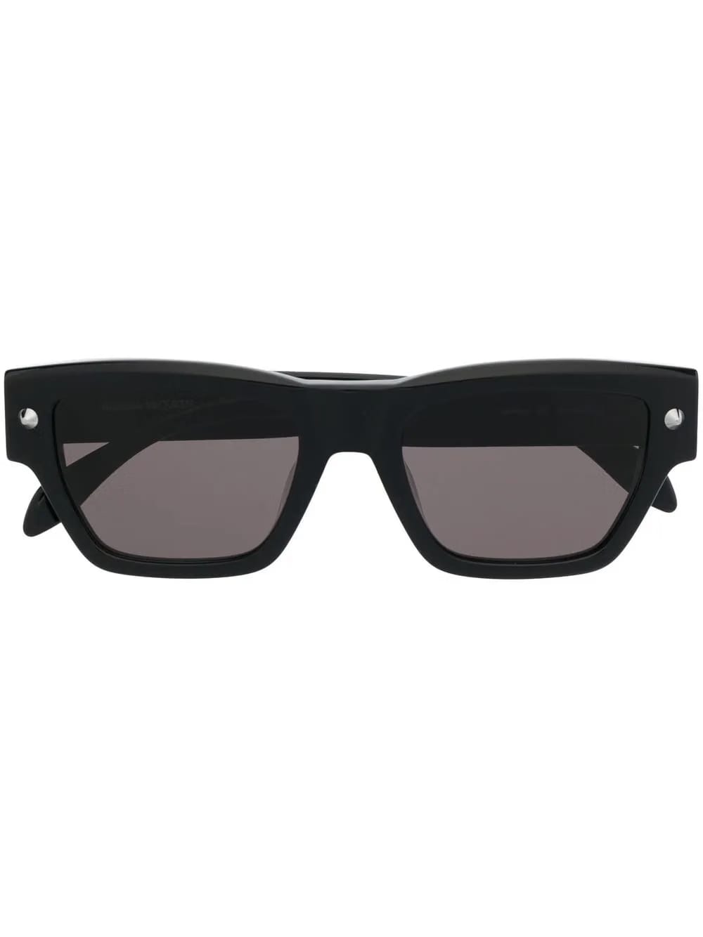engraved-logo square sunglasses