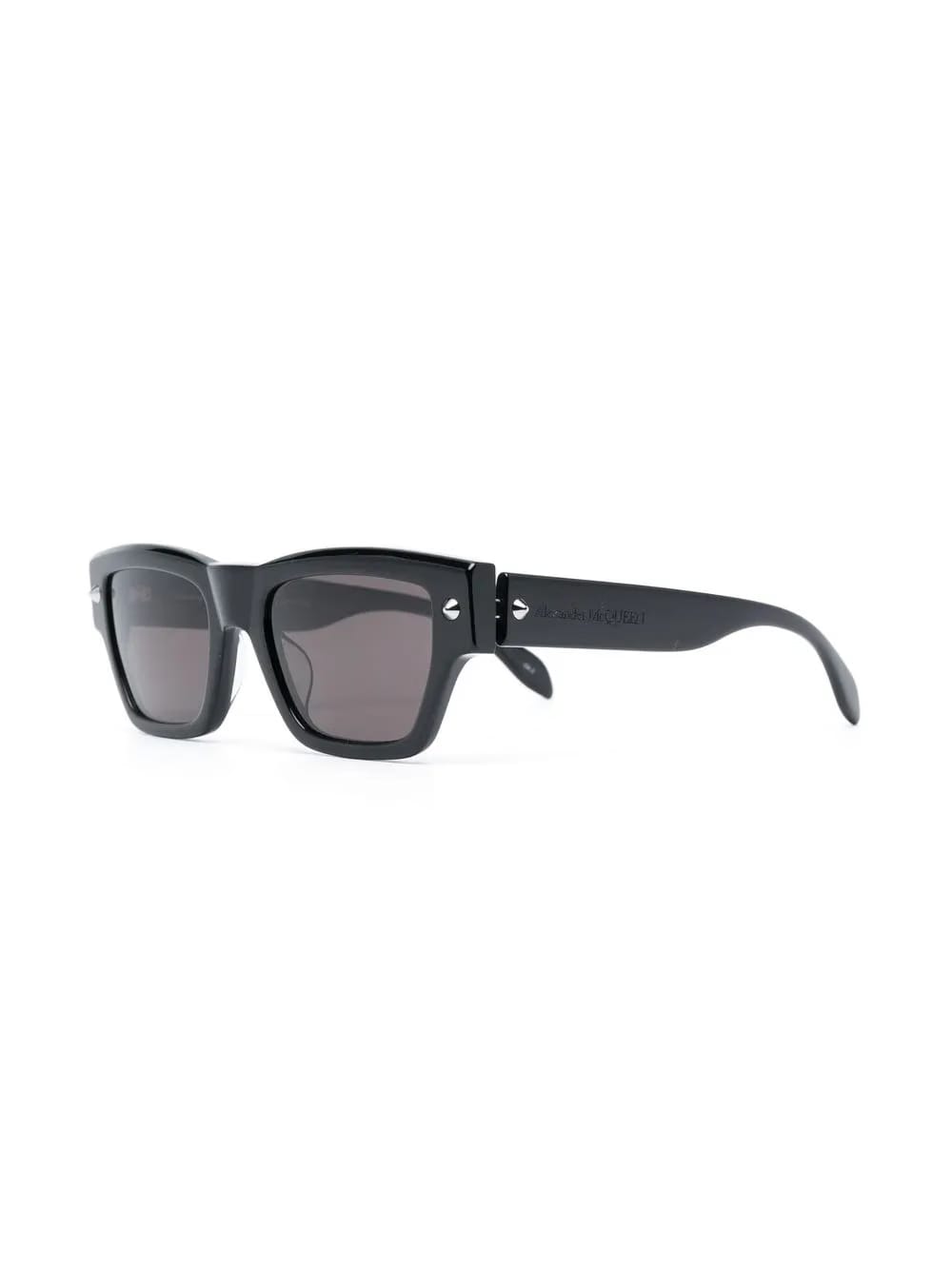 engraved-logo square sunglasses