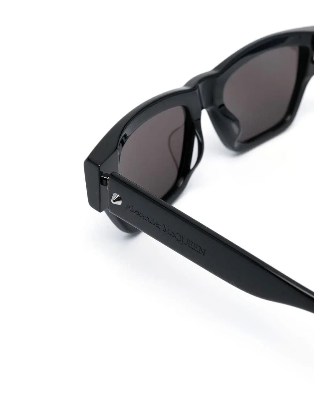engraved-logo square sunglasses