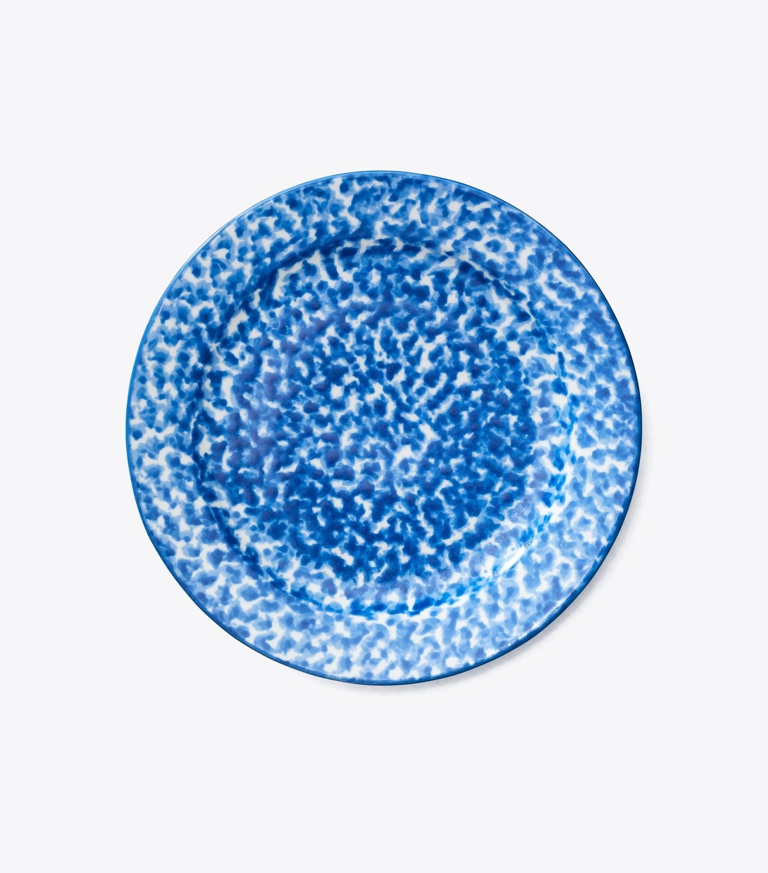 Spongeware Canape Plate, Set of 6