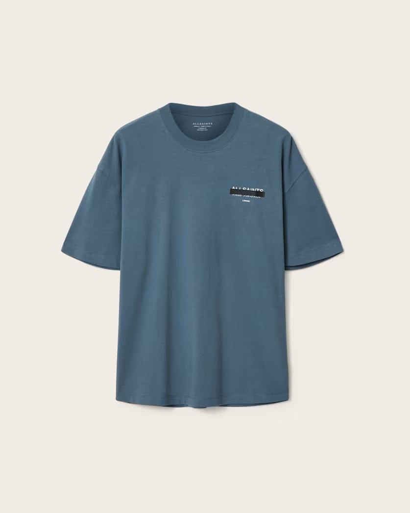 Redact Oversized Embroidered Logo T-Shirt