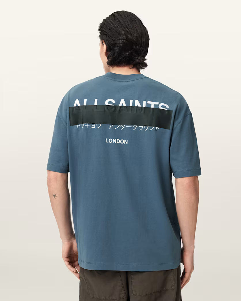Redact Oversized Embroidered Logo T-Shirt