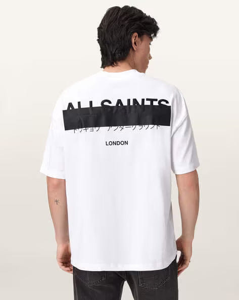 Redact Oversized Embroidered Logo T-Shirt
