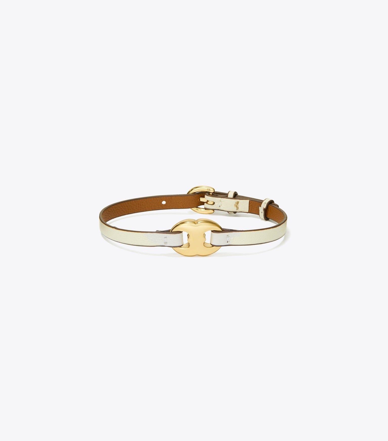 Gemini Link Leather Bracelet