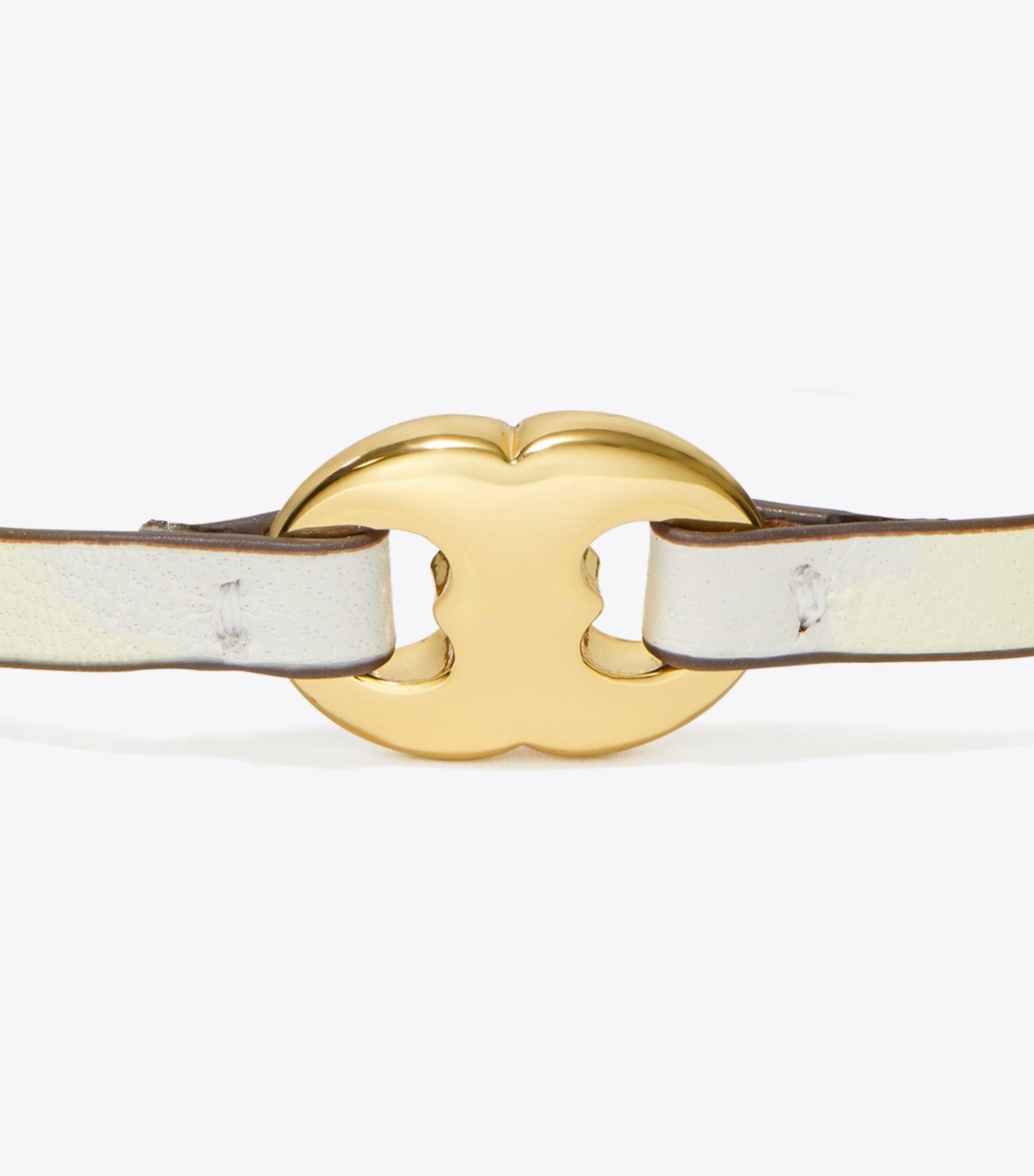 Gemini Link Leather Bracelet