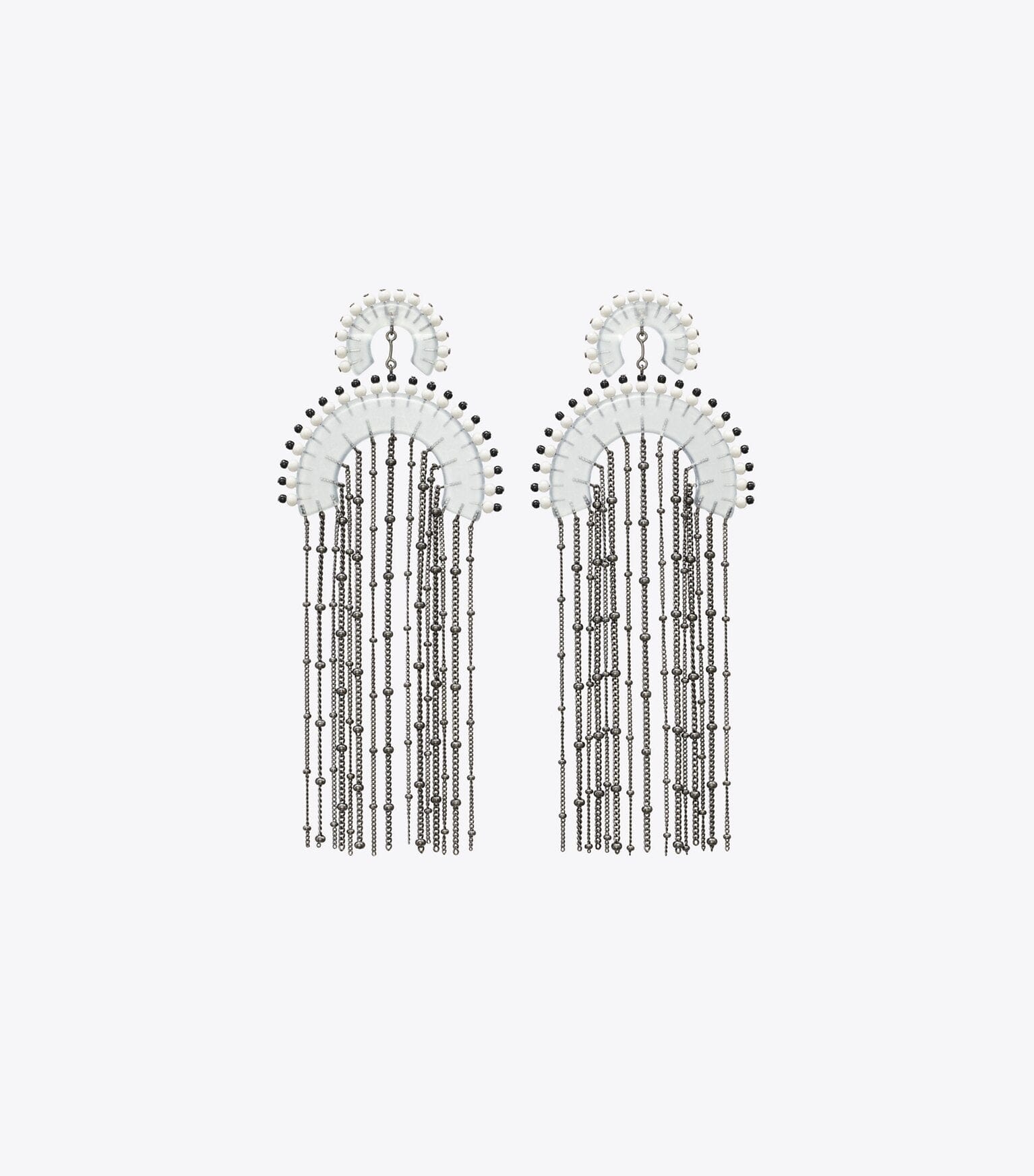 Beaded Fringe Earrings