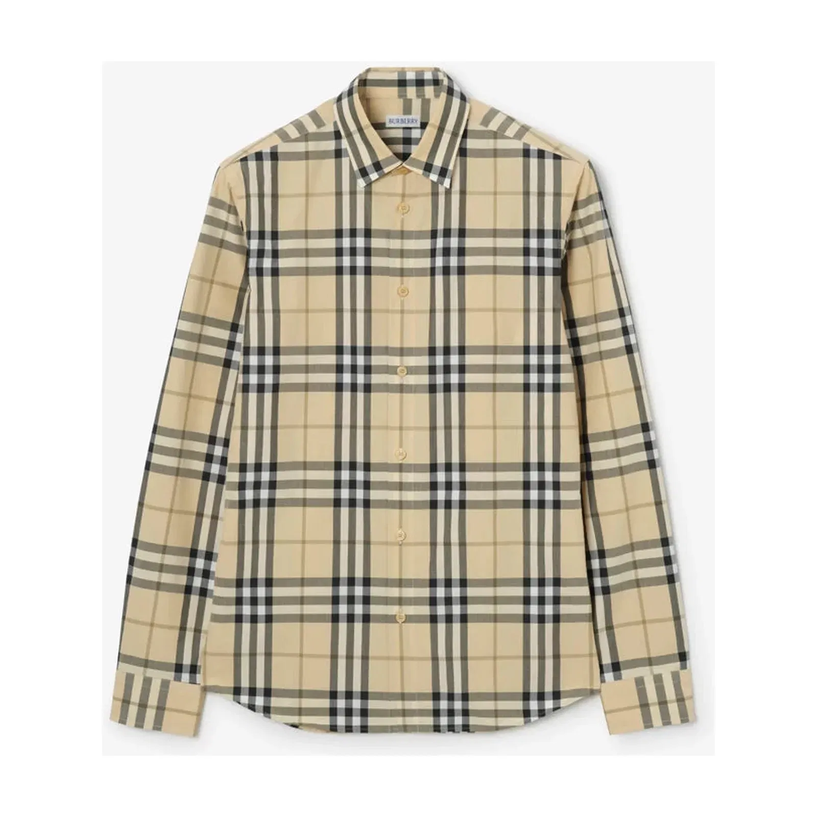 Burberry Slm Fit Check Cotton Shirt