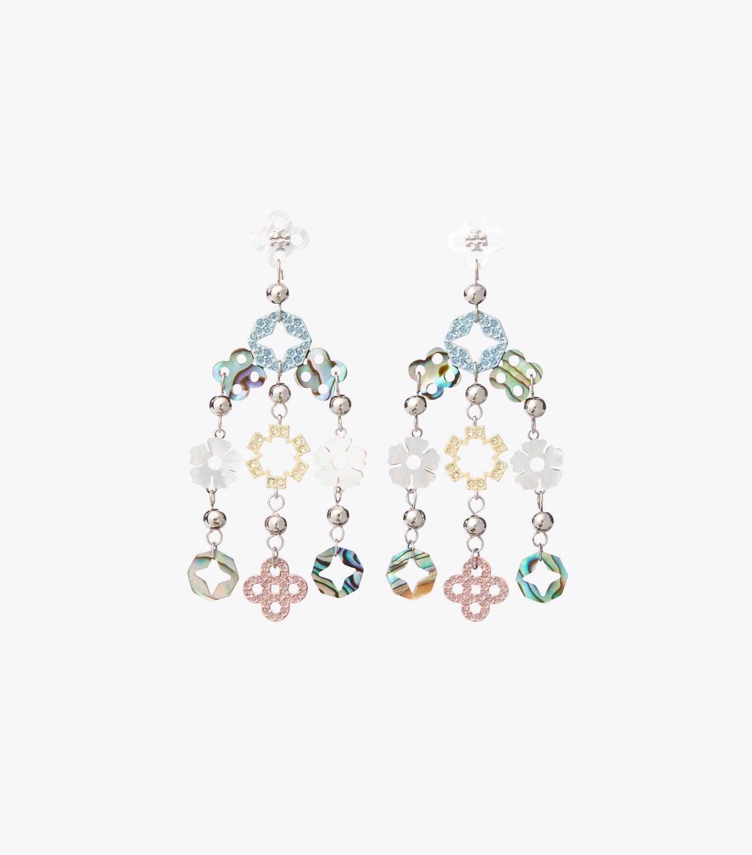 Small Forget Me Not Chandelier Earrings