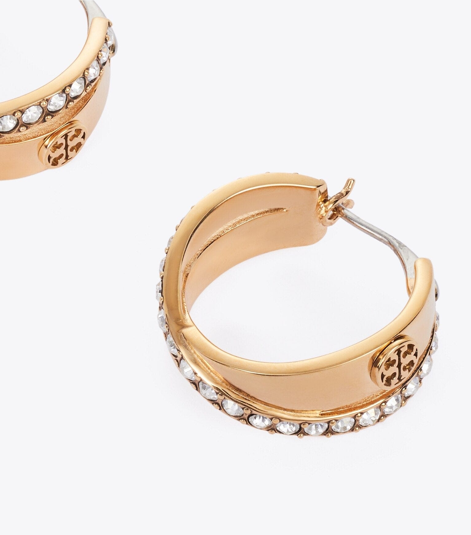 Icon Pavé Double Hoop Earring