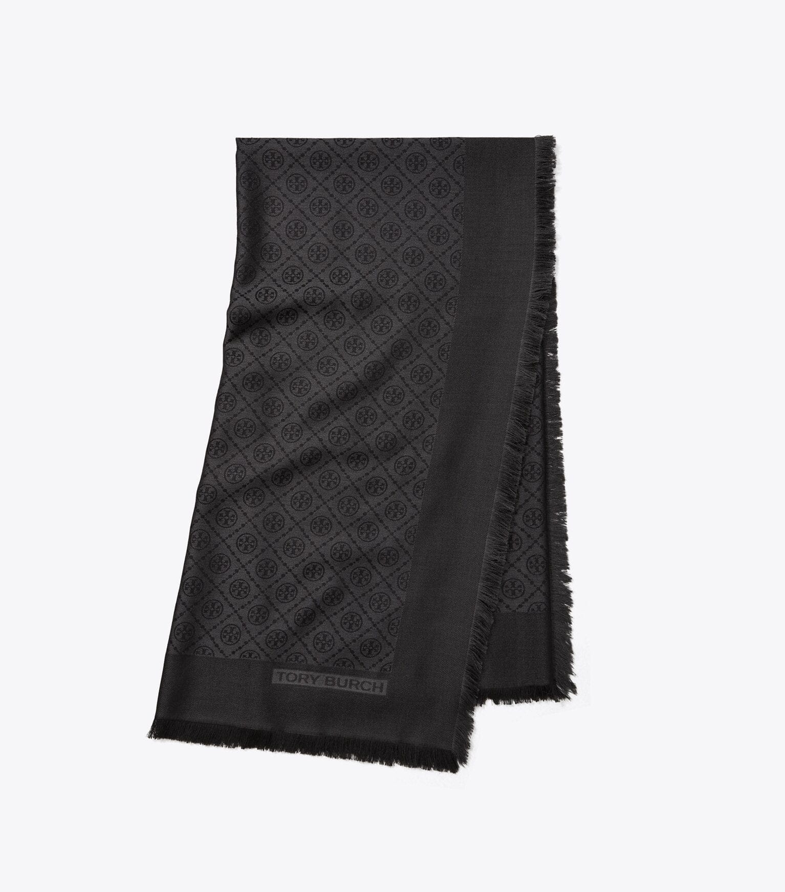 T Monogram Jacquard Traveler Scarf